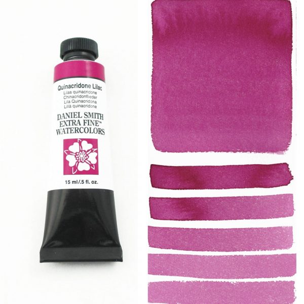Lilas de quinacridone - Daniel Smith Aquarelles Extra Fine