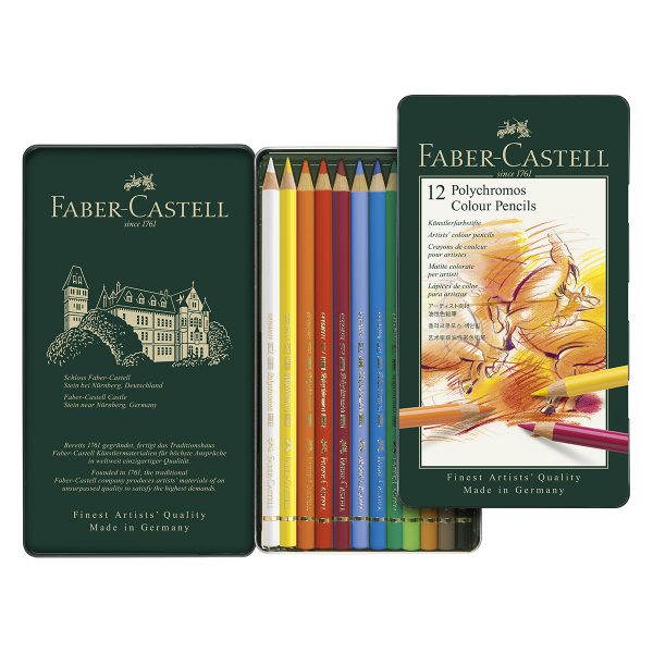 Crayon Polychromos - Faber-Castell - 12 crayons – Image 2