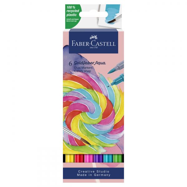 Crayons feutre aquarellables Goldfaber - Faber-Castell - Ensemble Boutique de bonbons