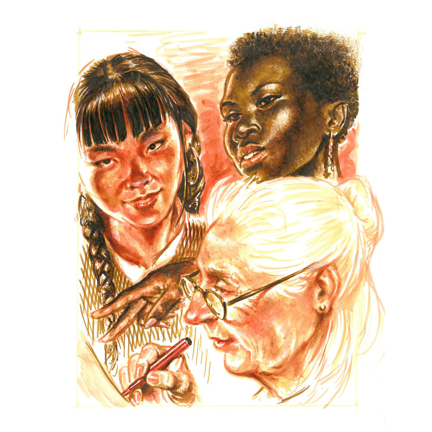 Ensemble de feutres à l'encre de Chine - Faber-Castell - Portrait – Image 4