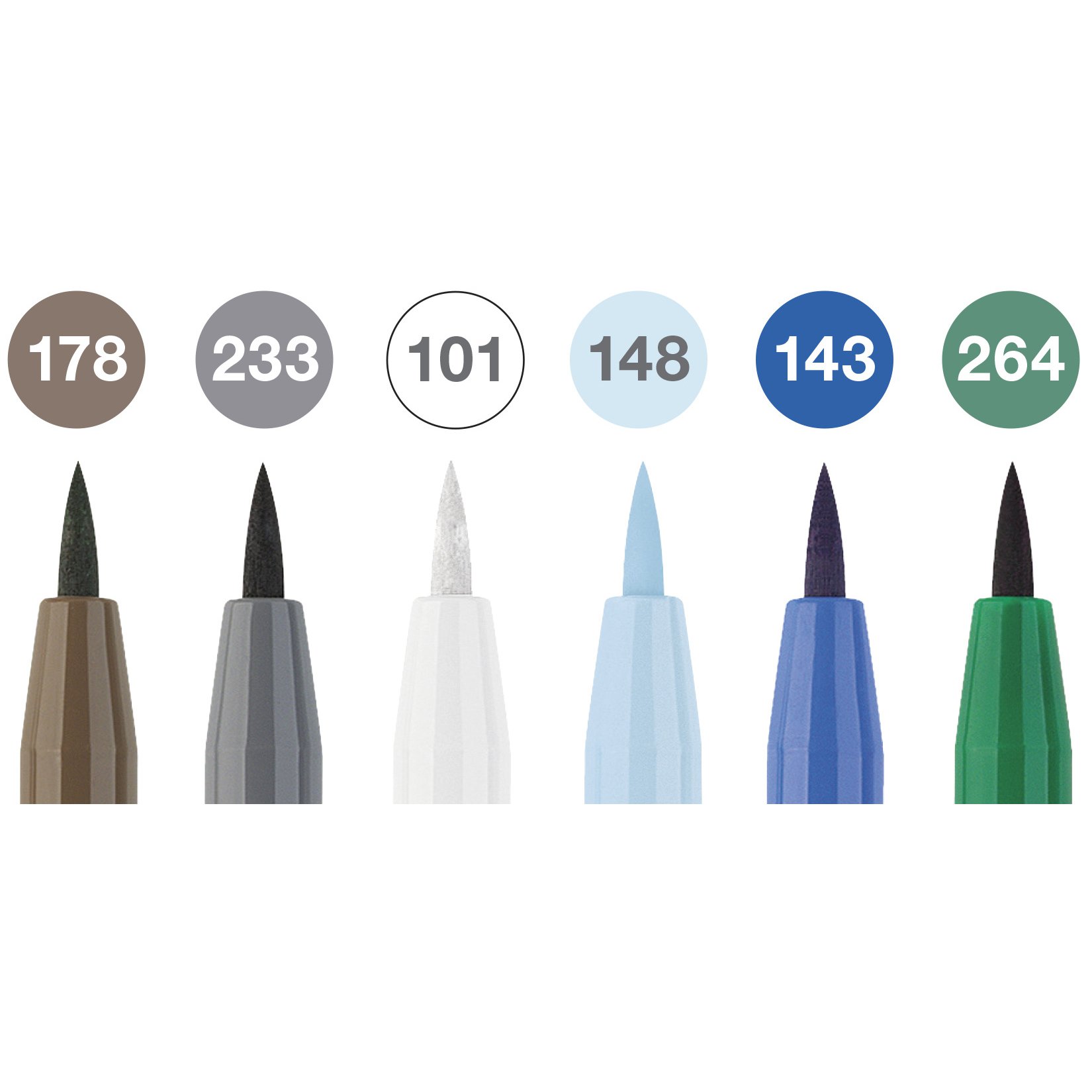 Ensemble de feutres à l'encre de Chine - Faber-Castell Pitt Artist - Bal de Neige – Image 3