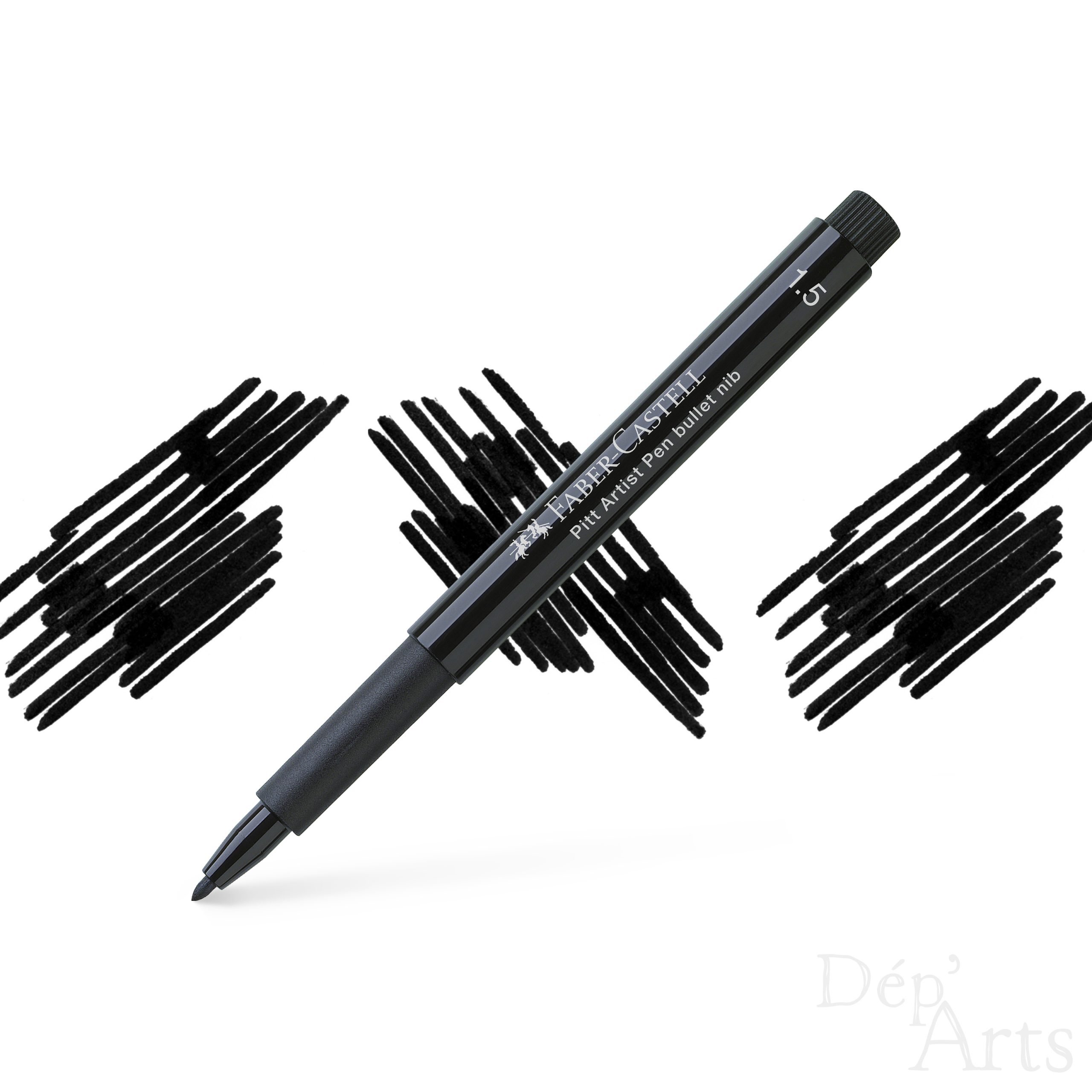 Feutre pinceau noir Pitt Artist Brush Pen n°199 Faber Castell