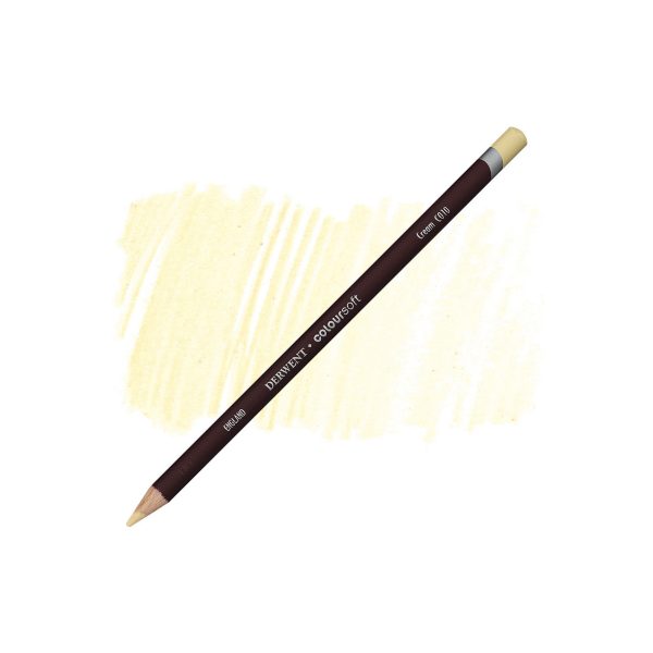 Crayons à dessin à mine tendre - Derwent Coloursoft - Crème - C010