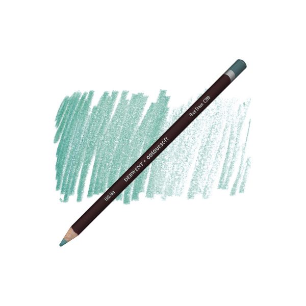 Crayons à dessin à mine tendre - Derwent Coloursoft - Vert de gris - C390