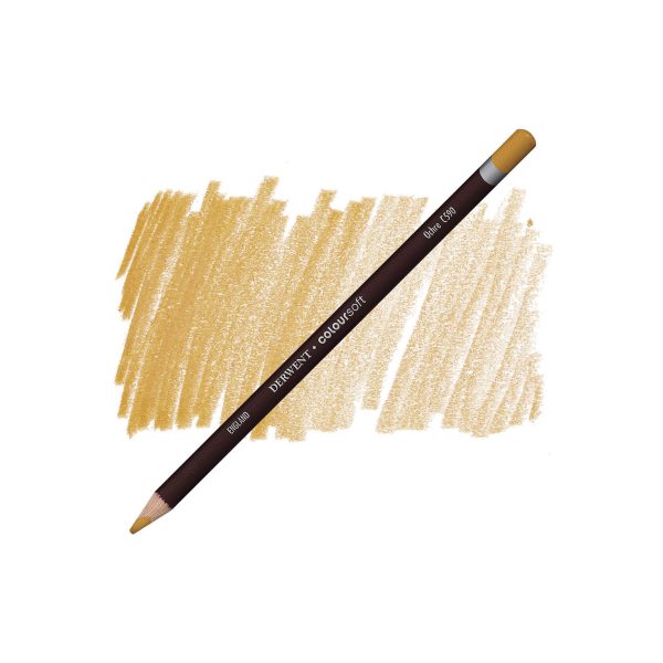 Crayons à dessin à mine tendre - Derwent Coloursoft - Ocre - C590