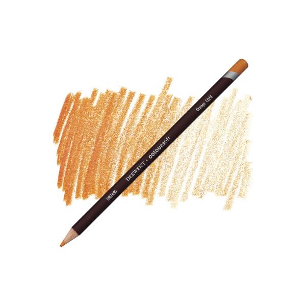 Crayons à dessin à mine tendre - Derwent Coloursoft - Orange - C070