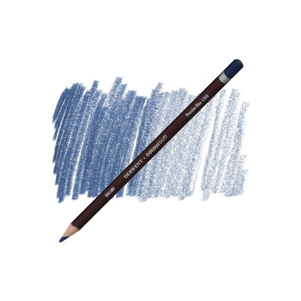 Crayons à dessin à mine tendre - Derwent Coloursoft - Bleu de Prusse - C310