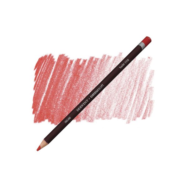 Crayons à dessin à mine tendre - Derwent Coloursoft - Écarlate - C110