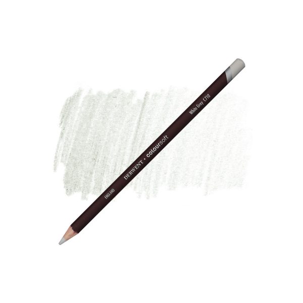 Crayons à dessin à mine tendre - Derwent Coloursoft - Gris blanc - C710