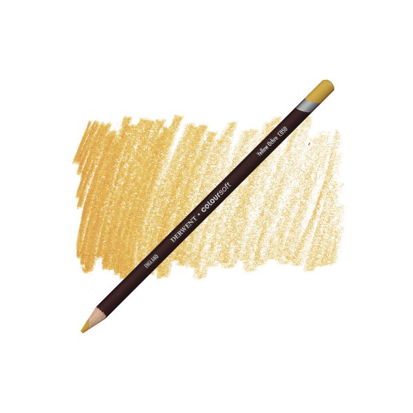 Crayons à dessin à mine tendre - Derwent Coloursoft - Ocre jaune - C050