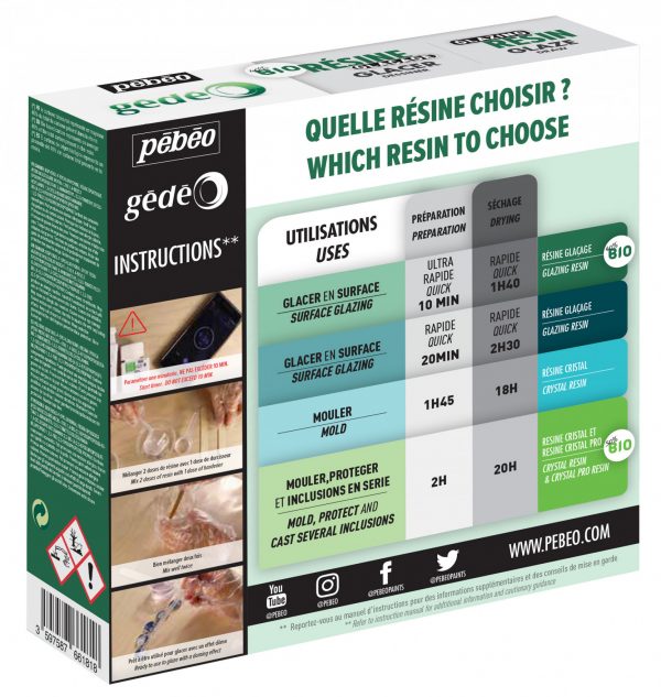 Résine de glaçage biosourcée - Pébéo Gédéo – Image 4